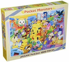 Ensky - 1000 Pieces Jigsaw Puzzle - Pokemon Building Pikachu Blocks Together!